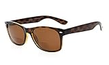 Eyekepper Classic Bifocal Sunglasses Brown Lens +2.0
