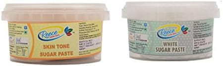 Reece Sugar Paste Fondant (Skin Tone and White, 250 g)