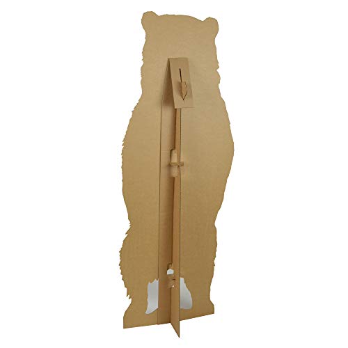 Mosaic Lifesize Grizzly Bear Cardboard Cutout | Fun Decoration Perfect to Display at Parties, Events, or at Your Store | This Big Bear Measures Over 7 feet Tall!
