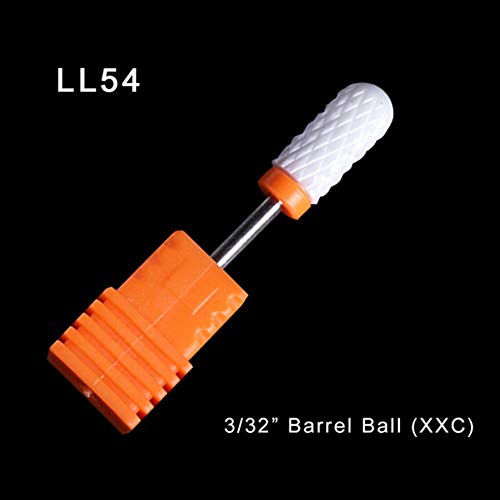 1pcs Milling Cutter For Manicure Ceramic Rotate Burr Bit Nail Drill Bit Cylinder Rotary Electric UV Gel Remover Tools JILL29-56 LL54