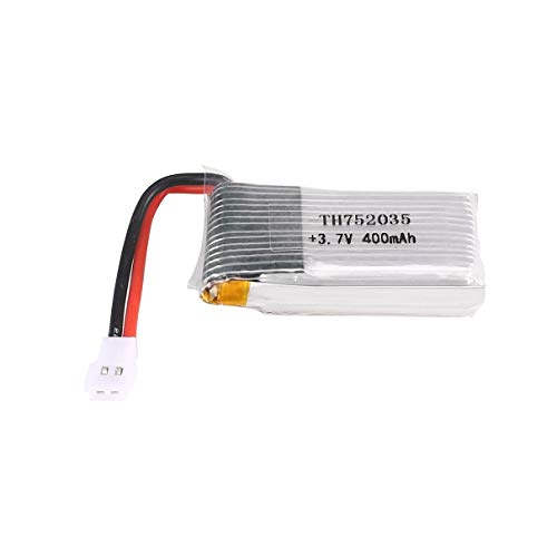 2PCS 3.7V 400mAh Li-po Battery for HUBSAN H107/MJX F47/JJR/C F180 RC Drone Quadcopter Aircraft UAV Spare Part Accessories - Thumbnail 7