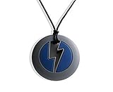 Super Light -Teething Necklace by Zen Rocks - a Stylish New Twist to Teething (Lapis/River Rock)