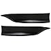 Rear Bumper Lip Compatible with 2013-2015 Honda Accord, HFP Style Black PU Rear Lip Finisher Under Chin Spoiler Underspoiler Splitter Valance Underbody Bumper Fascia Add On by IKON MOTORSPORTS, 2014