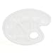 Tosnail 50 Pack Plastic Paint Tray Palettes with Ten-Well Thumb Holes for Kids or Students Paints on School Project, Art Class, Painting Party