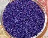 Decorette Sprinkles Jimmies Cake Cupcake Cookie Decorations Purple 4 Ounces