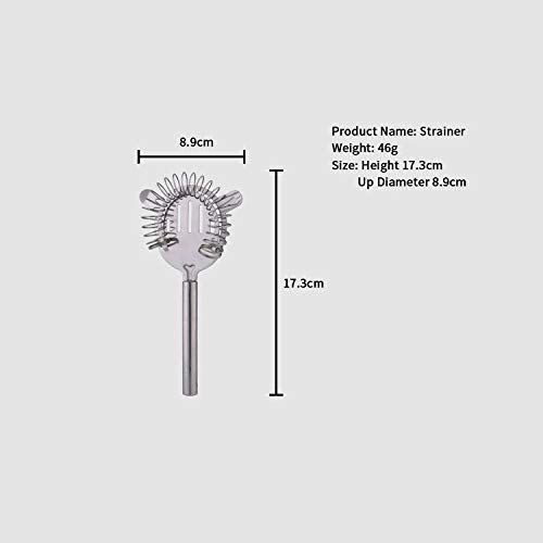 JJZXD 7 stücke Metallständer Edelstahl gebürstetes Weinwerkzeug Kit Hauswaren 550ml Cocktail Shaker Set – Bild 7