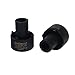 Powerbuilt Spindle Nut Socket, 4 Lug, 2-3/4-inch Outer, Ford, Easy Removal of Spindle Nuts, 2WD Rear Axles, Rotating Locknut - 648476, Black