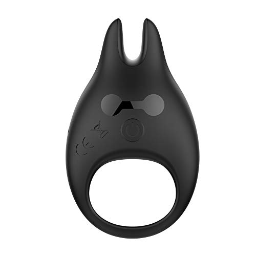 Otouch Male Electric Vibration Toys Rechargeable Men Vibrating Toy Cordless Silicone Waterproof Massaging Toys Automatic Vibrate Wand Massager Couple Male Gifts for Men (Black)