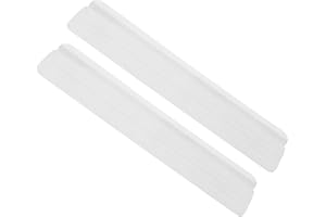 JOINPAYA 2Pcs Gate Support Feet with Height Gap White Floor Ramp for Doorway Transition Strip Non-slip Kick