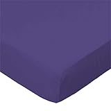 SheetWorld Fitted Cradle Sheet - Purple Jersey Knit