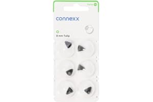 GENERIC Connexx Eartip 3.0 Tulip – 8mm Hearing Aid Tips – Comfortable and Secure – 6 Pack