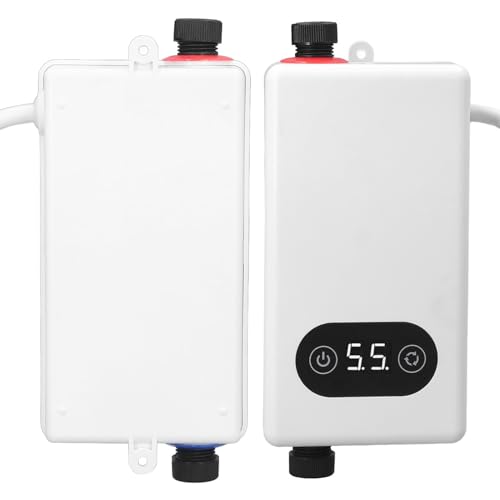 Electric Instant Water Heater, Mini Instant Electric Water Heater with Memory Function Frequency Conversion Constant Temperature Fast Heating Water Heater