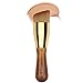 Luxspire Fan Makeup Brush, Brown
