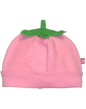 Girls Zutano Cozie Fleece Strawberry Super Fruit Baby Winter Hat by Zutano