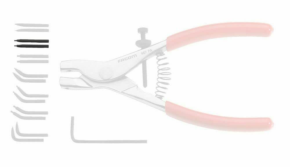 FACOM Replacement tip, 1 Piece, 470.E5