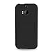 HTC One M8 Stand Case, GreatShield Legacy Series Ultra Slim Fit Hybrid Snap On Case Back Cover with Kickstand for HTC One M8 (2014) -Black