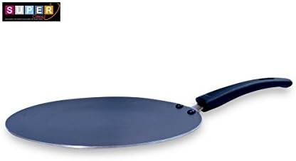 Super Classic Non-Stick Aluminium Concave Tawa Set, 3-Pieces, Red (5R-O41N-798A)