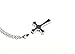 Black Cross Premium Stainless Steel Pendant Necklace Urn Filler Kit Cremation Ashes Jewelry Keepsake