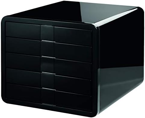 Amazon Com Han Ibox 5 Drawer Desktop Organizer Black Hibdo5 Bk