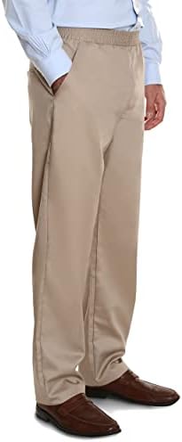 Pembrook Mens Elastic Waist Pants for Seniors - Adaptive Mens Pants for 