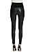 Everbellus Womens Black Faux Leather Leggings Girls High Waisted Sexy Leather Pants