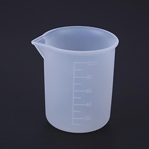Whitelotous 100ml Silicone Measuring Cup Crystal Glue Reusable Handmade Mold Home Accessories