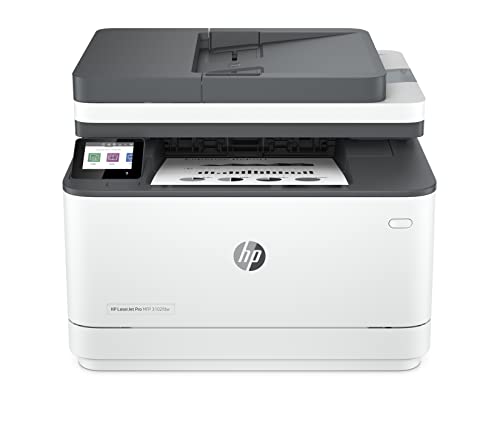 HP LaserJet Pro MFP 3102fdw Multifunktions-Laserdrucker, Automatischer Duplex, Hohe Druckgeschwindigkeiten, WLAN, Ethernet, USB Hi-Speed, Fax, Smart A