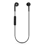 B3300 Bluetooth Headphones, Ephvan Wireless Stereo Bluetooth 4.1 Headset Sports Earbuds Built-in MIC for iPhone 7 Plus Samsung LG (Black)