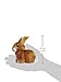 Steiff Hoppel Rabbit Stuffed Animal with Soft Woven Fur - Premium Plush Toy or Gift for Ages 3 and Up, Brown
