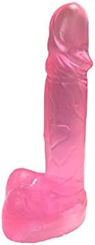 Mini Jelly Di-ldos Waterproof with Power Suction Cup