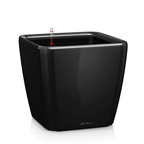 LECHUZA QUADRO Premium LS 43 black high gloss 16189