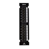 Cable Matters UL Listed 12-Port Cat6, Cat 6 Vertical Mini Patch Panel with 89D Bracket