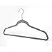 Michael Graves Design Ultra-Thin Non-Slip Velvet Clothing Hangers, Flocked & Durable, Closet Space Saving, for Garments, Suits, Dresses, Pants, Shirts, Coats, 25 Pack (Grey)