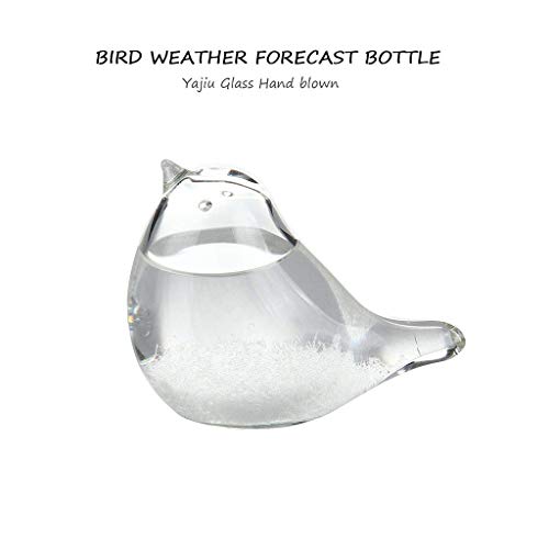 image for Sikye Clear Weather Forecaster Storm Glass Bird Shape Crystal Glass Cr