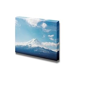 Canvas Prints Wall Art - The Highest Japanese Mountain, Mt Fuji | Modern Wall Decor/Home Decoration Stretched Gallery Canvas Wrap Giclee Print. Ready to Hang - 12" x 18"