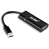 Usb 2.0 / Usb 3.0 to HDMI External Video Graphics Card for Multiple Monitors upto 2048 x 1152 (Supports Windows 10) External Video Graphics
