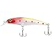 Discover Fish Fishing Lures Bass Trout Muskie Minnow Topwater Hard Plastic Swimbaits Lifelike Artificial Mens Pro Fish Lure Baits withTreble Borb Hooks Freshwater Saltwater