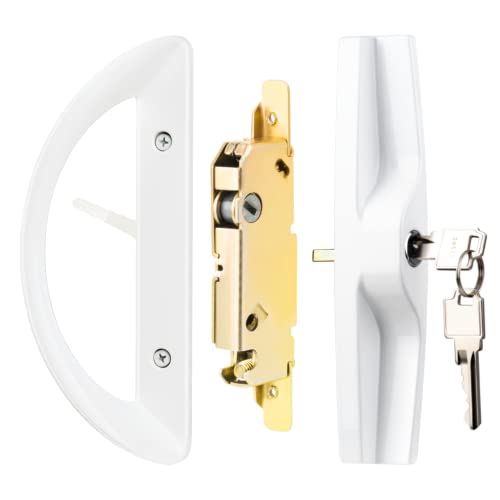 Lengtimo Sliding Door Lock with Cylinder Lock and Mortise Lock, Sliding