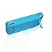 COOLEAD 4200mAh External Power Pack Case and Rechargeable Back Up Battery Charger for Iphone 5C 5 5S (Blue) -Side extra USB port can help do other emergency charging for other USB devicdes when needed