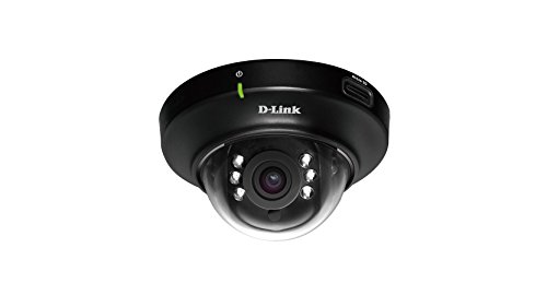 D-Link Systems DCS-6004L HD PoE Mini Indoor Dome Network Camera (Black/White)