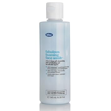 bliss fab foaming face wash