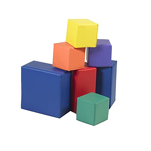 Children's Factory Sturdiblock Set, CF321-530, Large Foam Blocks for Toddlers, Big Building Blocks, Daycare or Playroom Soft Play Equipment, Set-7
