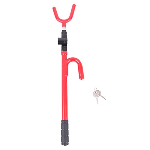 Honhill Stainless Steel Steering Wheel Lock Anti Theft Devices Security System Locks for Truck SUV Auto Van