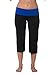 Nouveau Active Capri Yoga Pant with Contrasting Color Waistband