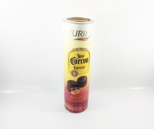 DARK CHOCOLATES WITH J CUERVO FILLING IN A TUBE (7 oz) with Free Chocolate Kinder Bar Included