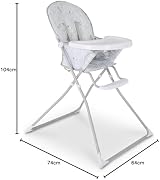 Red Kite Feed Me Compact Folding Highchair Jungle Tots view 8