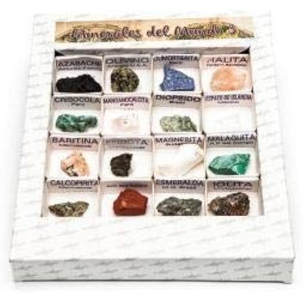 CAJA DE MINERALES DEL MUNDO Nº3: Amazon.es: Juguetes y juegos