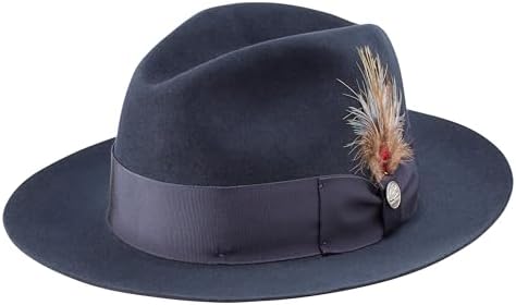 Borsalino Classic Fedora Hat at Amazon Men's Clothing store: Borsolino