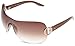 GUESS Women's 6392 Oversized Sunglasses,Brown Frame/Gradient Dark Brown Lens,one size