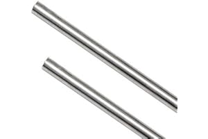 GRA PRODUCTS 416 Stainless Steel Rod 3/16" Diameter 6" long Pin Stock for knife handle material, bolsters, metal craft & metal working hobbies, Set of 2 Pieces